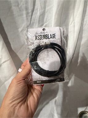 Tim Holtz Assemblage Black Cord Bracelet